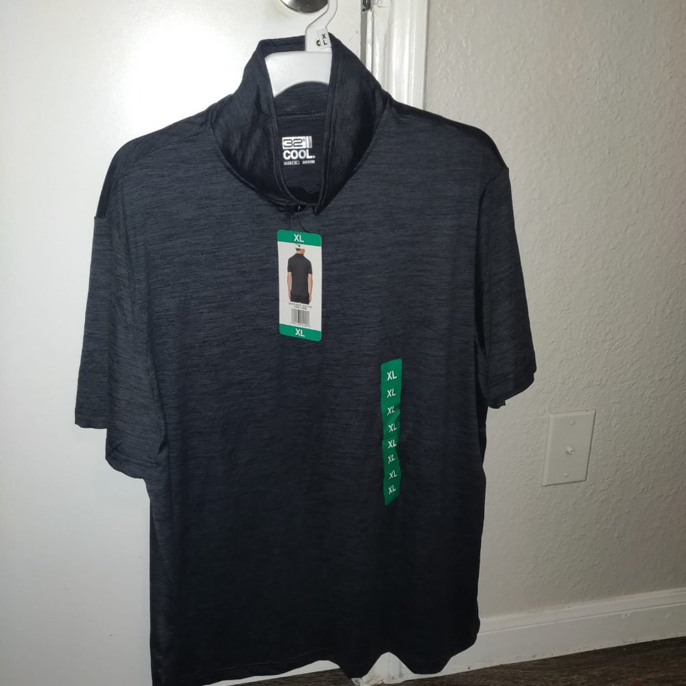 32 Degrees Cool Men’s Performance Polo Heather